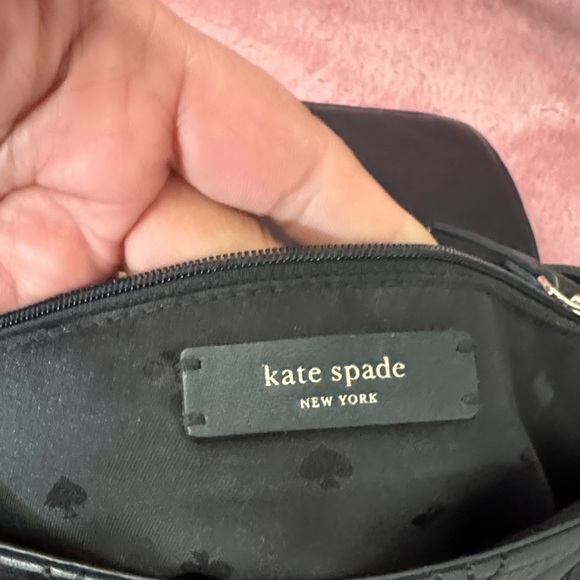 Kate Spade Quilted Black Backpack